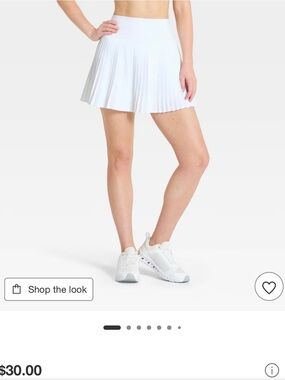 all in motion White Pleated Circle Skirt 2 skirt bundle